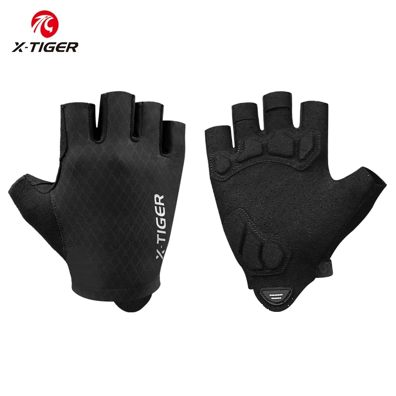 Mountain Biking Gloves Mens - X-TIGER велосипедные перчатки с половиной пальца