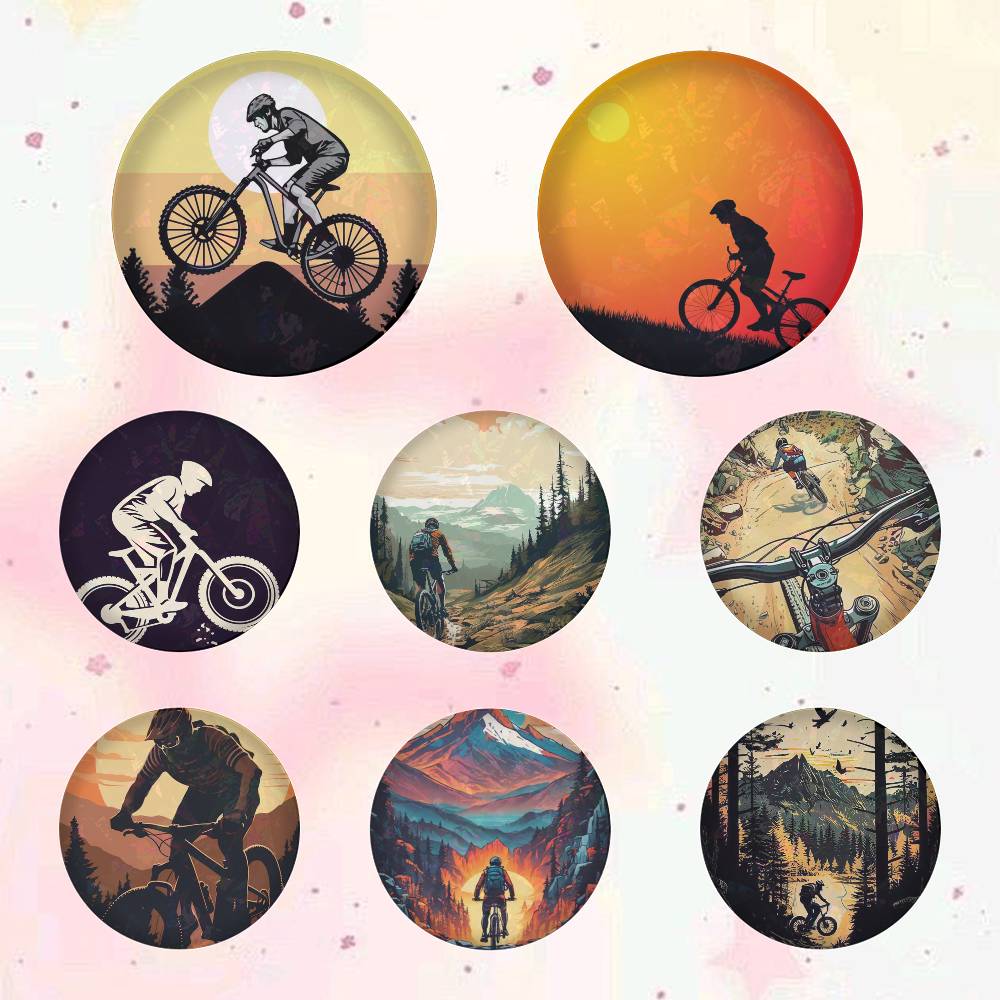 Круглые броши с мультяшными пе – обзор и цена Mountain Biking Japan