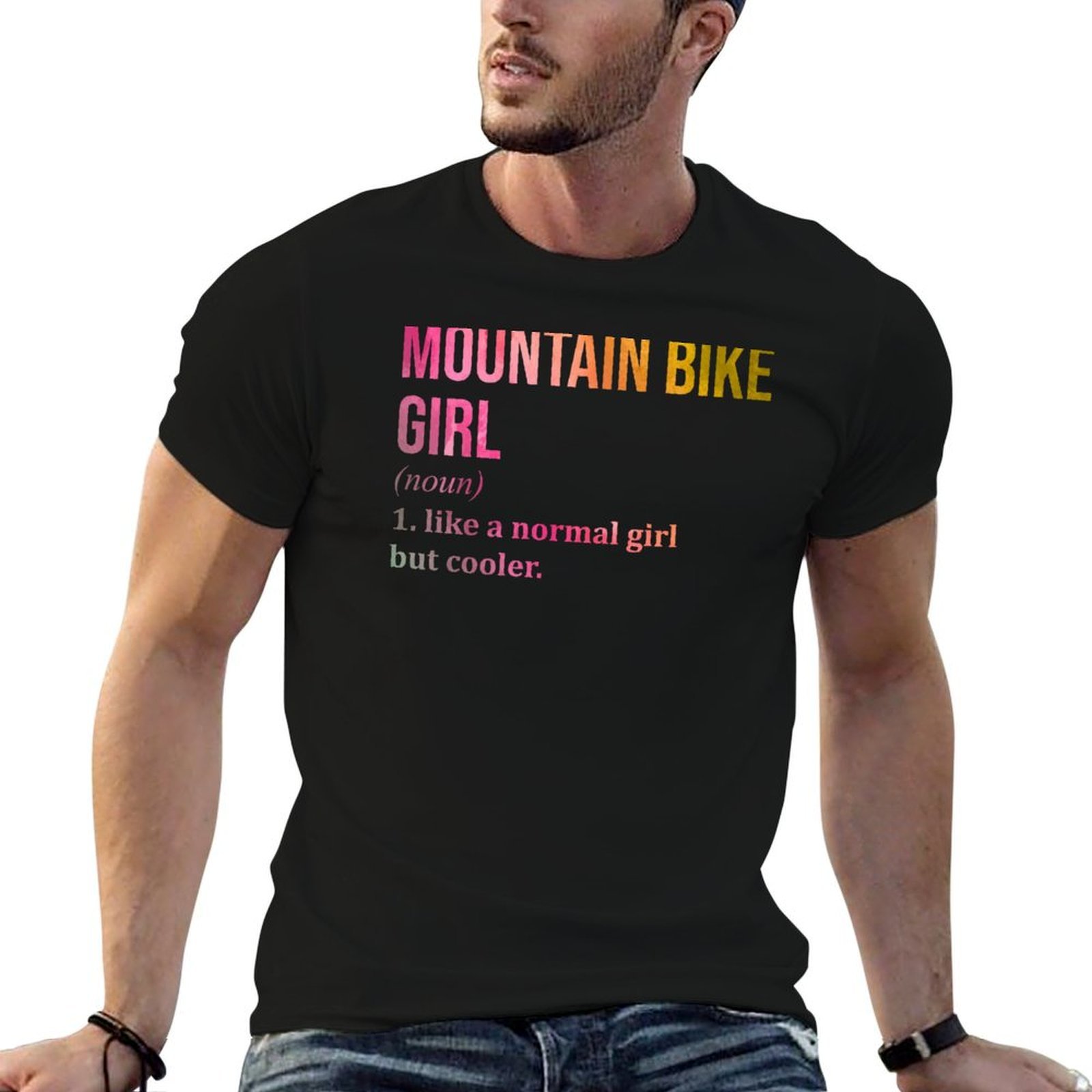 Футболка с изображением девушк – обзор и цена Mountain Biking Definition
