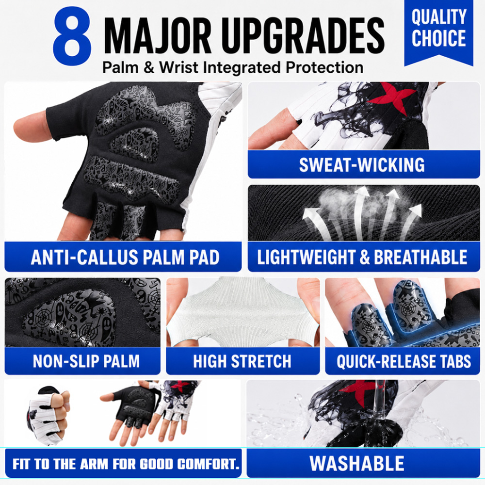 Велоперчатки CNCLOL без пальце – обзор и цена Mountain Biking Gloves Mens